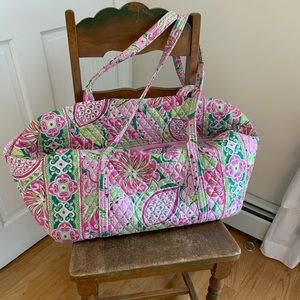 Vera Bradey Large Travel Duffel